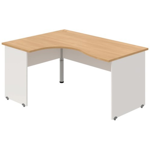 Rohový kancelářský stůl OFFICE GATE GE2005P ergo  - rozměr 160x120 cm - pravý