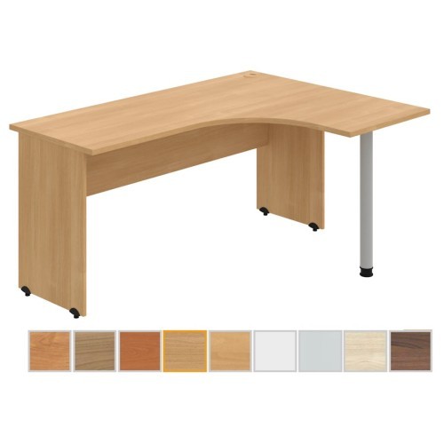 Rohový kancelářský stůl OFFICE GATE GE60L - rozměr 160x120 cm - levý 