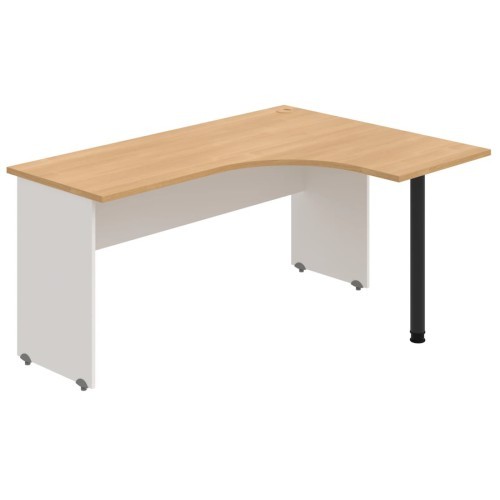 Rohový kancelářský stůl OFFICE GATE GE60L - rozměr 160x120 cm - levý 