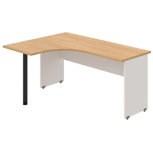 Rohový kancelářský stůl OFFICE GATE GE60P - rozměr 160x120 cm - pravý