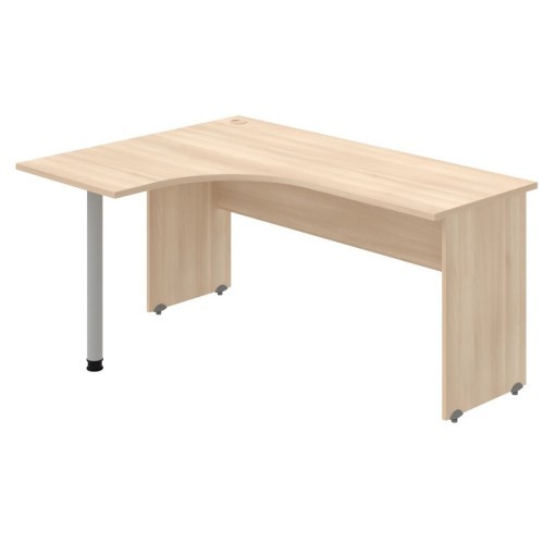 Rohový kancelářský stůl OFFICE GATE GE60P - rozměr 160x120 cm - pravý