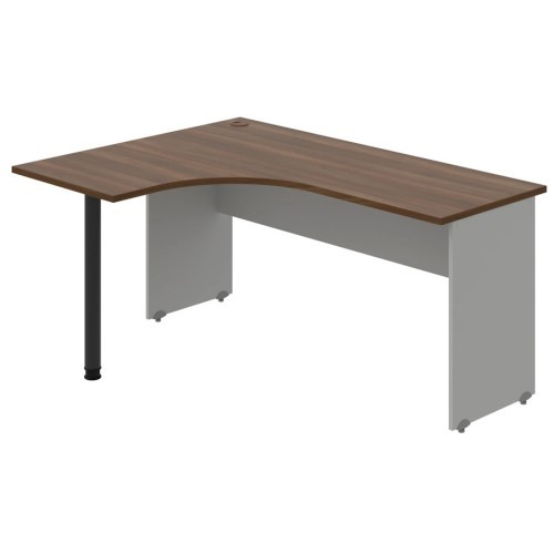 Rohový kancelářský stůl OFFICE GATE GE60P - rozměr 160x120 cm - pravý