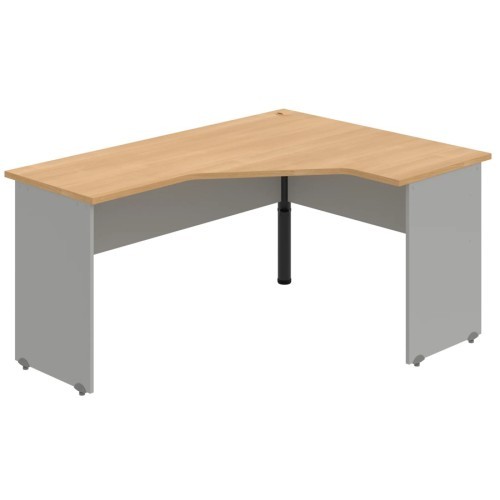 Rohový kancelářský stůl OFFICE GATE GEV60L ergo  - rozměr 160x120 cm - levý