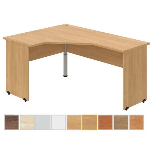 Rohový kancelářský stůl OFFICE GATE GEV60P ergo  - rozměr 160x120 cm - pravý