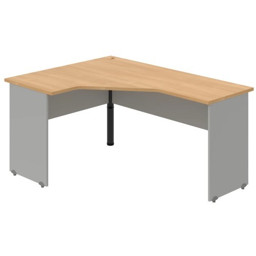 Rohový kancelářský stůl OFFICE GATE GEV60P ergo  - rozměr 160x120 cm - pravý