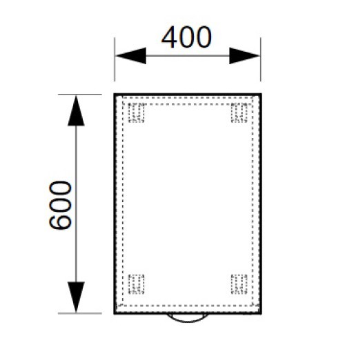 Přístavný kontejner  OFFICE K35CN - rozměr 60x40cm 