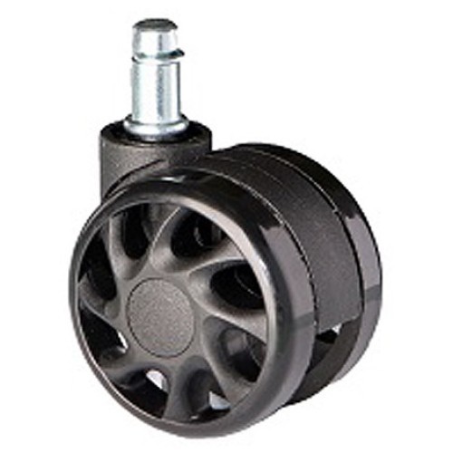 Náhradní kolečka kancelářské židle CT60252 - sada 5 ks - na měkké podlahy