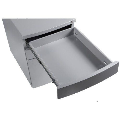 Mobilní kovový kontejner Uni-Q  RPH01W - 3zásuvkový - bílý