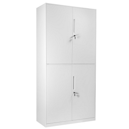 Kovová skříň dělěná XD - bílá - rozměr 185x90 cm 