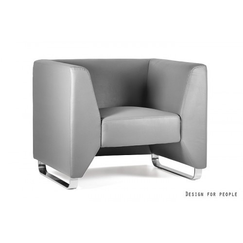 Křeslo ANGELES - barva šedá 