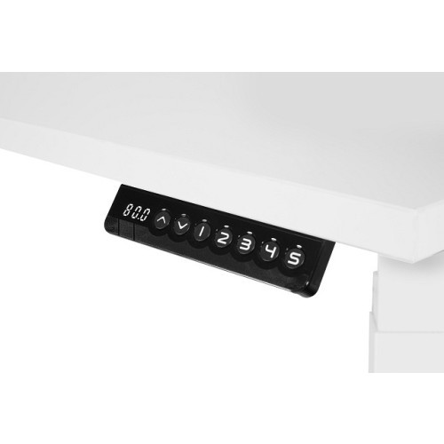 Elektricky výškově nastavitelný stůl ACTIVE 1 - podnož bílá - rozměr 160x70 cm 