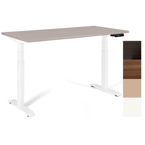 Elektricky výškově nastavitelný stůl ACTIVE 1 - podnož bílá - rozměr 160x70 cm 
