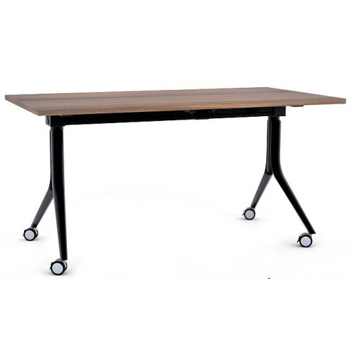 Mobilní skládací kancelářský stůl CARL - podnož černá - rozměr 150x80 cm 