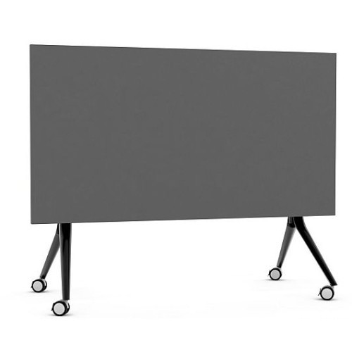 Mobilní skládací kancelářský stůl CARL - podnož černá - rozměr 150x80 cm 