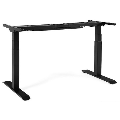 Elektricky výškově nastavitelný stůl GROW - podnož černá - rozměr 140x70 cm 