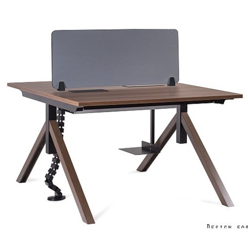 Kancelářský psací stůl MARS pro 2 osoby  - rozměr 120x140 cm 