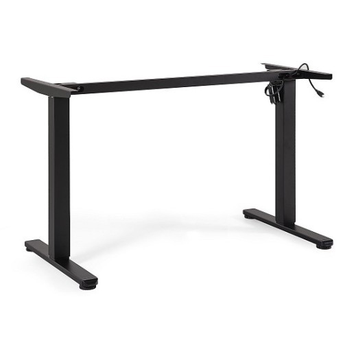 Elektricky výškově nastavitelný stůl METIS WHITE - barva černá - rozměr 160x60 cm 