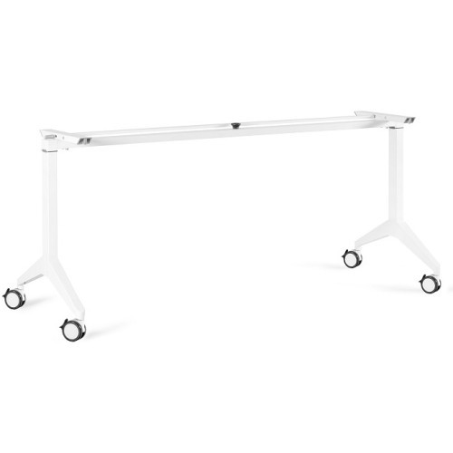 Mobilní skládací kancelářský stůl YUMI S - podnož bílá - rozměr 120x70 cm 