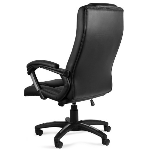 Kancelářské křeslo ARAN  černé ekokůže - nosnost 130 kg 