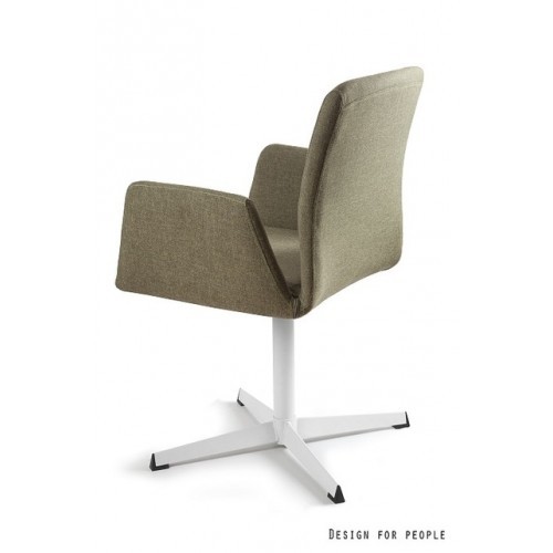 Otočné jednací křeslo BRAVA - zelené - nosnost 130 kg 