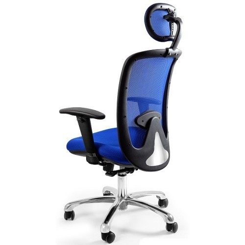 Kancelářské křeslo EXPANDER - barva modrá - nosnost 130 kg 