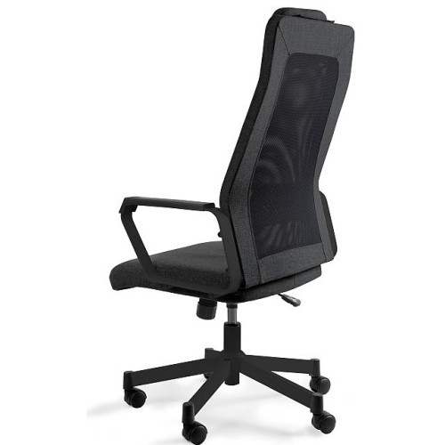 Kancelářské křeslo FOX černé - nosnost 130 kg 