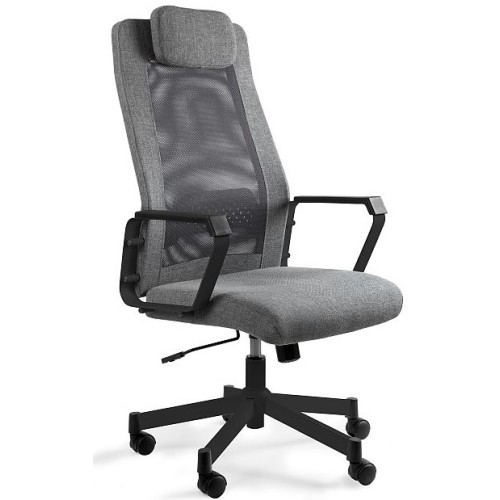 Kancelářské křeslo FOX šedé - nosnost 130 kg 