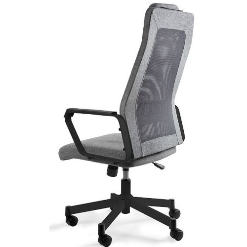 Kancelářské křeslo FOX šedé - nosnost 130 kg 