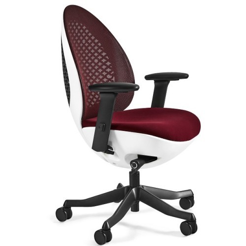 Kancelářské křeslo OVO WHITE  - nosnost 130 kg 