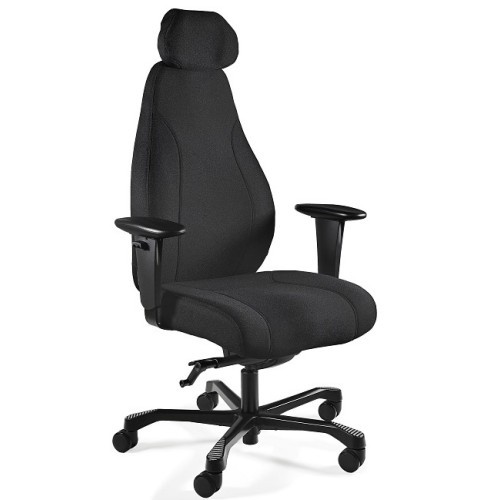 Zátěžové kancelářské křeslo PIU - 24/7 - nosnost 150 kg 