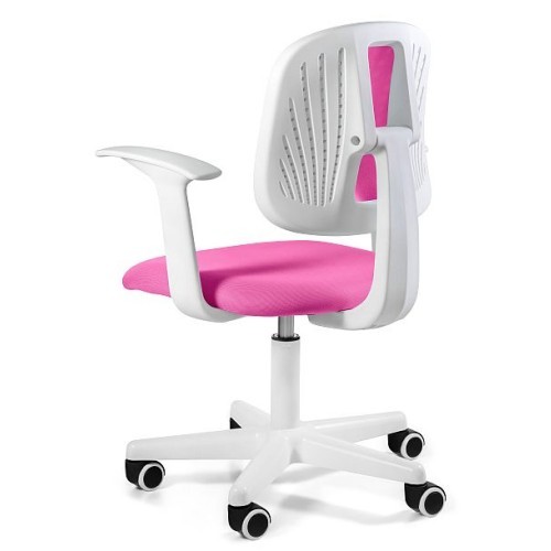 Dětská otočná židle SPARKY - růžová - nosnost 100 kg - 4-14 let 