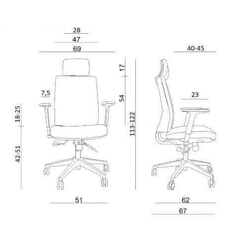 Kancelářské křeslo SHELL
