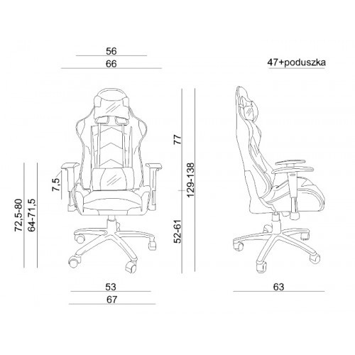Herní křeslo DYNAMIQ V5