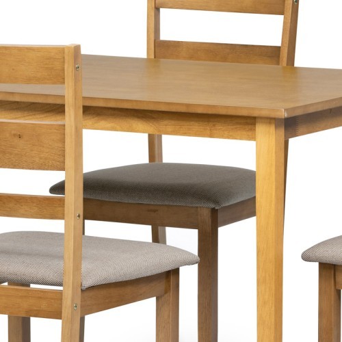 Jídelní set  pro čtyři  AUT6070 dub  - stůl rozměr 120x75 cm 