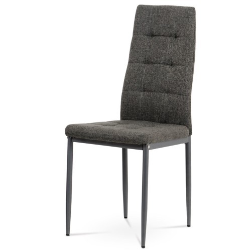 Jídelní čalouněná židle  DCL397 šedá - nosnost 110 kg 
