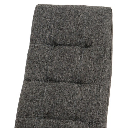 Jídelní čalouněná židle  DCL397 šedá - nosnost 110 kg 